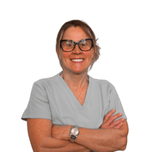 Monica Pagliai assistente alla poltrona (ASO) nello studio dentistico a Pistoia